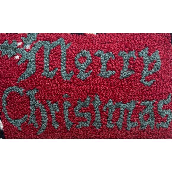 Laura Megroz For Chandler 4 Corners Granny Square Merry Christmas Throw Pillow - Picture 2 of 4